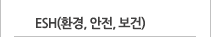 ESH(환경,안전,보건)
