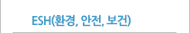 ESH(환경,안전,보건)